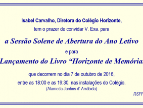 Convite Sessão Solene