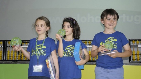 Planalto - Aluna ganha 2º lugar no Campeonato Nacional de cálculo ALOHA Portugal 