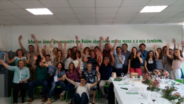 Planalto - A Colaboração Familiar do 9º ano organizou um almoço de final de ano 
